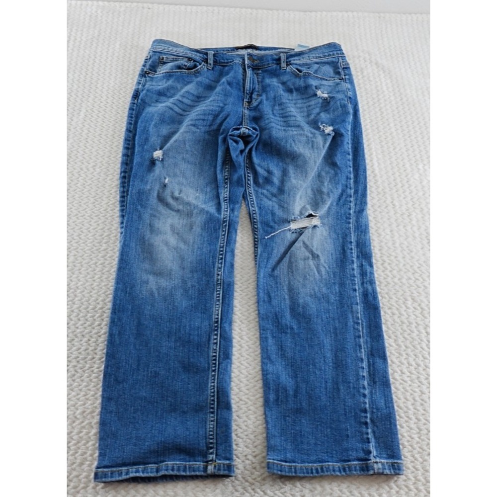 Banana Republic Girlfriend Women's Size 32/14 Blue Denim Jeans